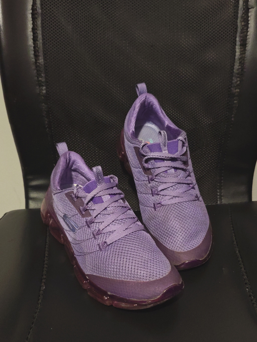 Skechers Women's Purple Athletic Sneakers with Cushioning
